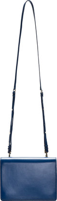 Helmut Lang Blue Vitreo Small Sling Shoulder Bag