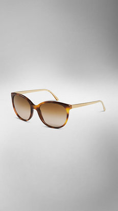 Burberry Spark Tortoiseshell Cat-Eye Sunglasses