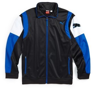 Puma 'Motor' Athletic Track Jacket (Big Boys)
