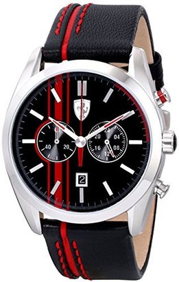 Ferrari Men's 0830177 D 50 Analog Display Quartz Black Watch