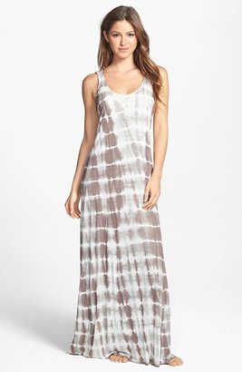 O'Neill 'Tietie' Tie Dye Knot Back Cover-Up Maxi Dress
