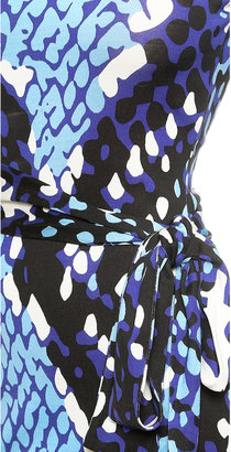 Diane von Furstenberg One Shoulder Maxi Wrap Dress