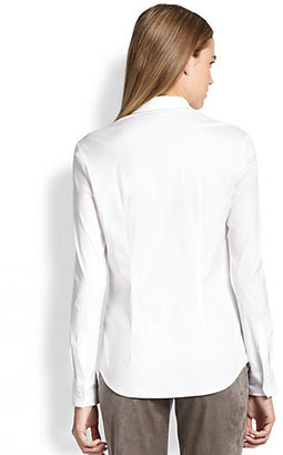 Peserico Embellished Button-Front Shirt