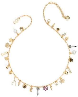 Juicy Couture Multi Mini Love Charm Necklace