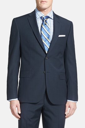 David Donahue Classic Fit Windowpane Suit