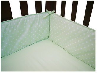 American Baby Company Percale Polka Dot Crib Bumper