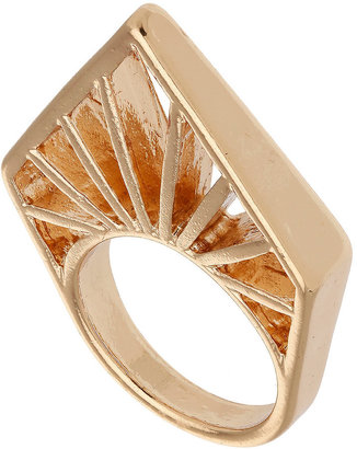 Topshop Triangle Cut Out Ring