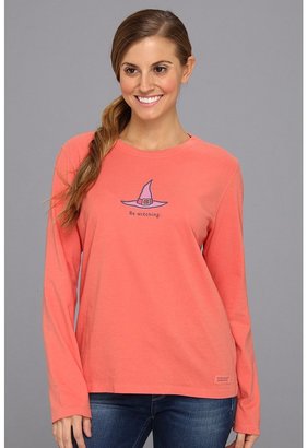 Life is Good Halloween Crusher L/S (Be Witching/Sunset Coral) - Apparel