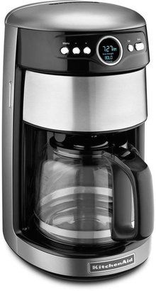 KitchenAid 14-Cup Programmable Coffee Maker with Glass Carafe in Empire Red