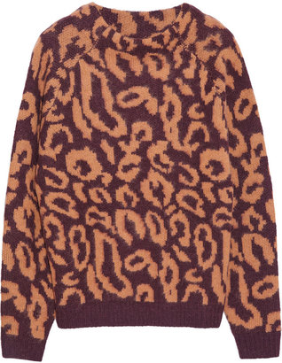 By Malene Birger Fensia leopard-print knitted sweater