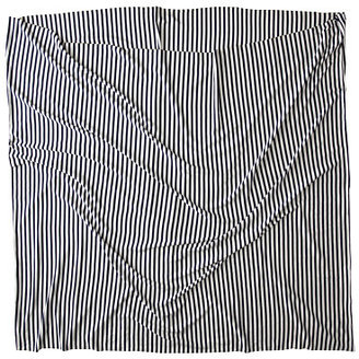 Calvin Klein Striped Rayon/Spandex Infinity