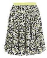 Dorothy Perkins Womens Closet Blu Multi Print Pleat Skirt- Multi Colour