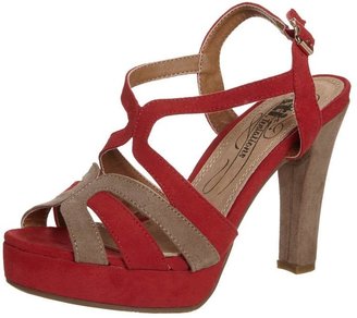 Xti High heeled sandals rojo