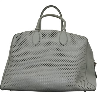 Alaia Grey Leather Handbag