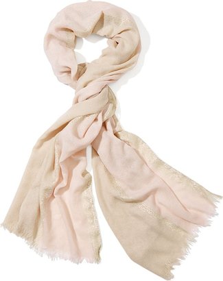 New York and Company Two-Tone Sparkle-Stripe Scarf