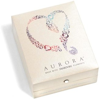 Aurora Swarovski Elements Rhodium Plated Clear Crystal Tennis Bracelet