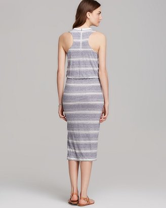 Dolce Vita Dress - Calico Linen Thin Stripe