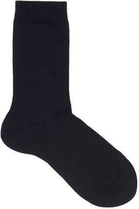 Falke Black Merino Wool Ankle Socks