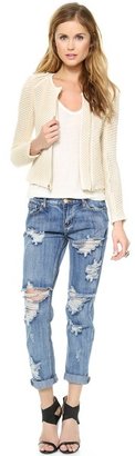 Juicy Couture Textured Knit Jacket