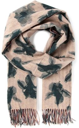 Paul Smith floral print scarf
