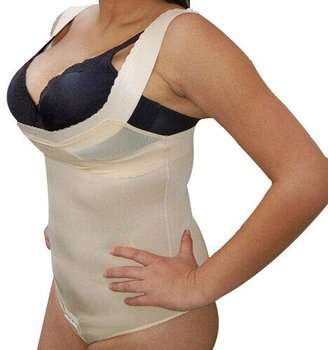 Rago Women's Smooth Control Perky Lift Breast Shaper Bodysuit
