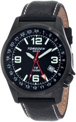 Torgoen Swiss Men's T05104 T05 Series Classic Black Aviation Watch