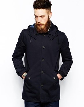ASOS Hooded Trench