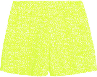 Giambattista Valli Neon tweed shorts