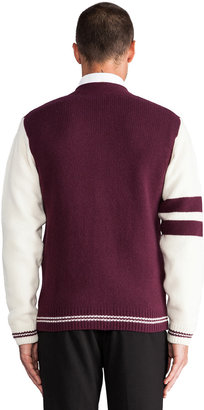 Raf Simons Fred Perry x Knitted Cardigan