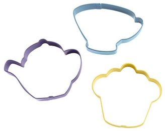 Wilton Three-Piece Tea Party Cookie Cutter Set - Multi-Colour