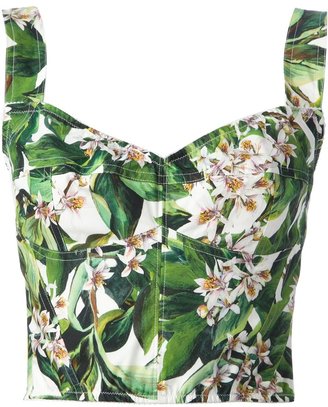 Dolce & Gabbana floral print vest top