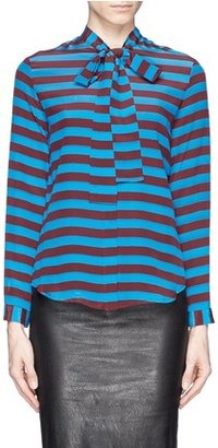Nobrand 'Daria' stripe silk blouse