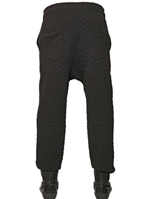Tom Rebl 3d Pattern Cotton Blend Jogging Trousers