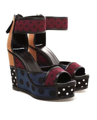Pierre Hardy Contrasting Polka Dot Wedges