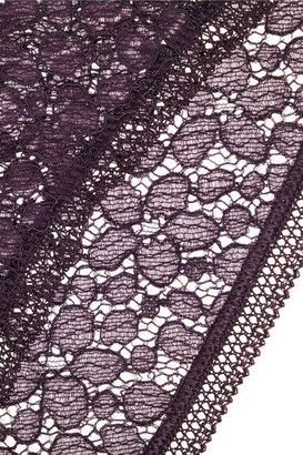 Eres Decadence Declin Stretch-lace Briefs - Dark purple