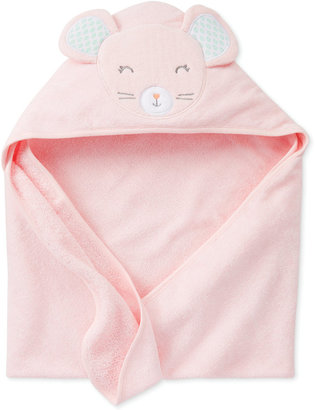 Carter's Baby Girls' Hooded Mouse Towel