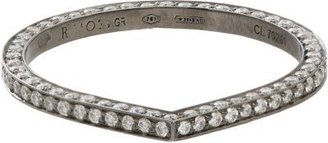 Repossi Pavé Diamond & Black Gold Antifer Ring