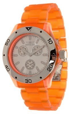 Invicta Chronograph watch orange