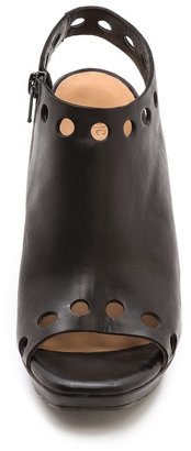 Coclico Fisco Perf Slingback Booties