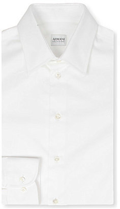 Armani 746 Armani Collezioni Twill single-cuff shirt - for Men