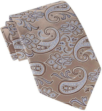 JCPenney Stafford Crown Paisley Tie-Extra Long