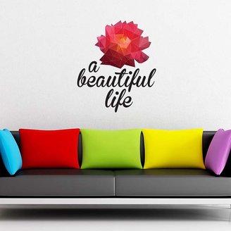 Campfire Graphics A Beautiful Life Wall Decal