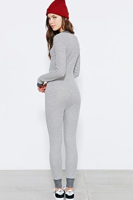 BDG Long-Sleeve Ribbed Union Jumpsuit