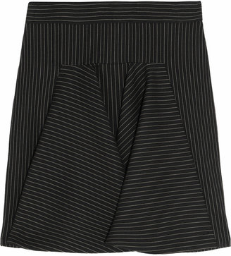Stella McCartney Pinstriped wool-blend skirt