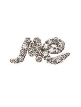 ALISON LOU Diamond & white gold 'Me' earring