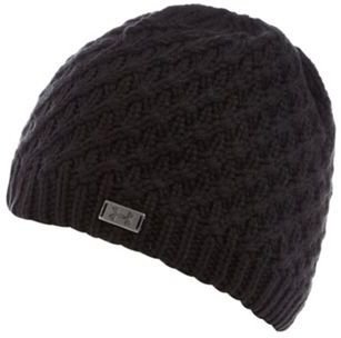 Under Armour Black thermal cable knit beanie