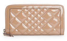 MANGO Quilted patent wallet