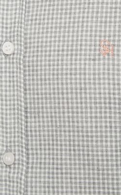 Shipley & Halmos Gingham Booster Shirt-Grey
