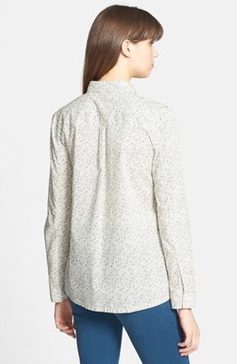 Caslon Long Sleeve Cotton Shirt (Regular & Petite)