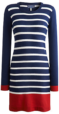 Joules Maryam Knitted Dress, French Navy